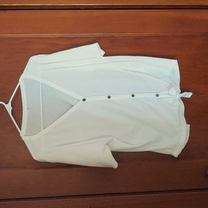 Button Down Knitted Top Size M
